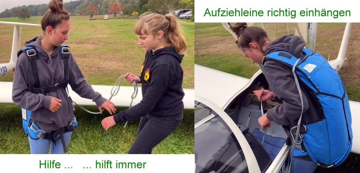 SKF Fallschirm anziehen 1200